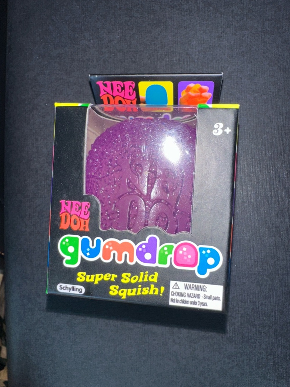 NeeDoh Gumdrop Super Solid Squish! - Purple